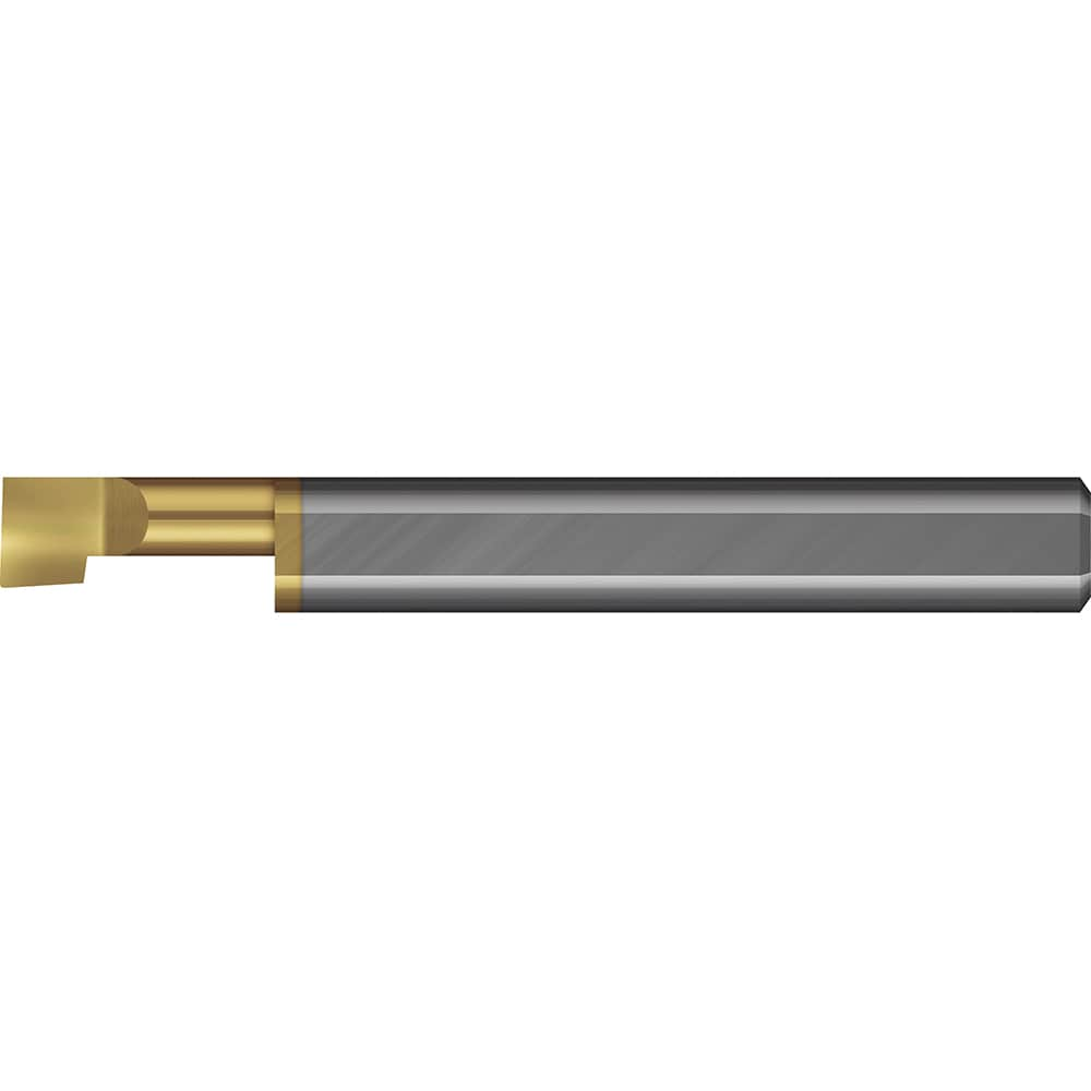 Boring Bars; Boring Bar Type: Boring; Cutting Direction: Right Hand; Minimum Bore Diameter (Decimal Inch): 0.0700; Material: Solid Carbide; Maximum Bore Depth (Decimal Inch): 0.2500; Projection (Decimal Inch): 0.0150