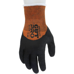 Cut, Puncture & Abrasion-Resistant Gloves: MCR Safety 92743LT, Size Large, ANSI Cut A8, ANSI Puncture 4, Latex, HPPE