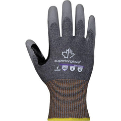 Cut, Puncture & Abrasion-Resistant Gloves: Superior Glove Works STACXPURT, Size X-Small, ANSI Cut A6, ANSI Puncture 4, Polyurethane, Engineered Yarn