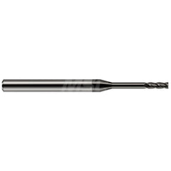 Square End Mill: 0.90 mm Dia, 4 Flute, Solid Carbide