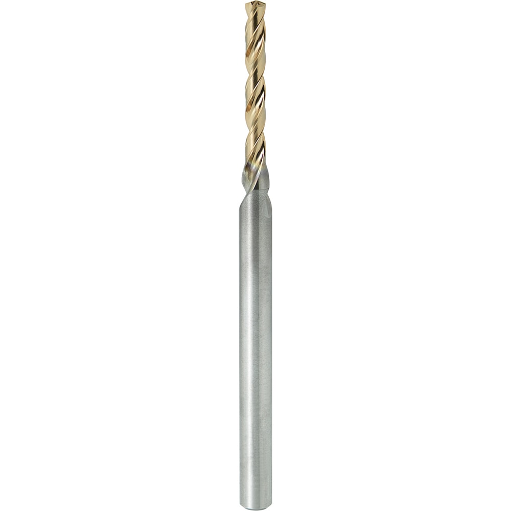 Micro Drill Bit: 2.30 mm Dia, (0.0906"), 139 deg, Solid Carbide