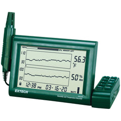 Temperature Recorder Charts & Pens; Product Type: Humidity and Temperature Recorder Chart w/Detachable Probe; Recording Time: 7 Days; Humidity Range: 99; Minimum Temperature: -22; Overall Length: 5.00