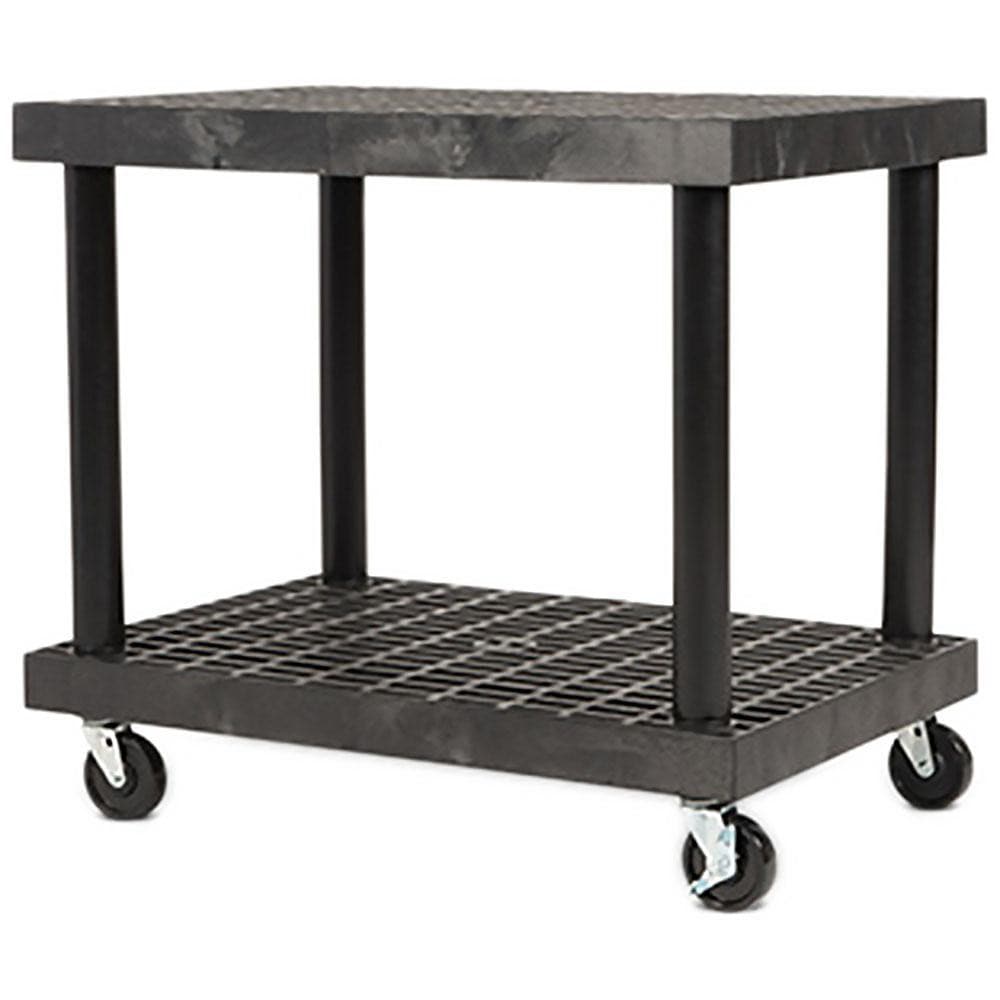 Modular Utility Cart: 36" Long, 24" Wide, HDPE, 600 lb Capacity