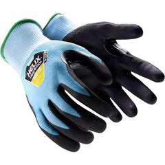 Cut, Puncture & Abrasion-Resistant Gloves: Helix Helix, Size X-Small, ANSI Cut A5, ANSI Puncture 4, Nitrile, HPPE Blend