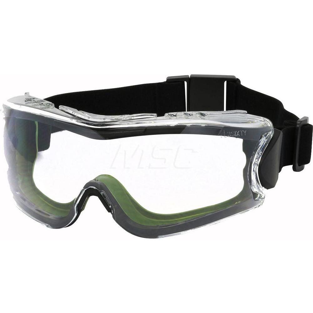 Safety Goggles: Chemical Splash, Anti-Fog & Anti-Scratch, Clear Polycarbonate Lenses