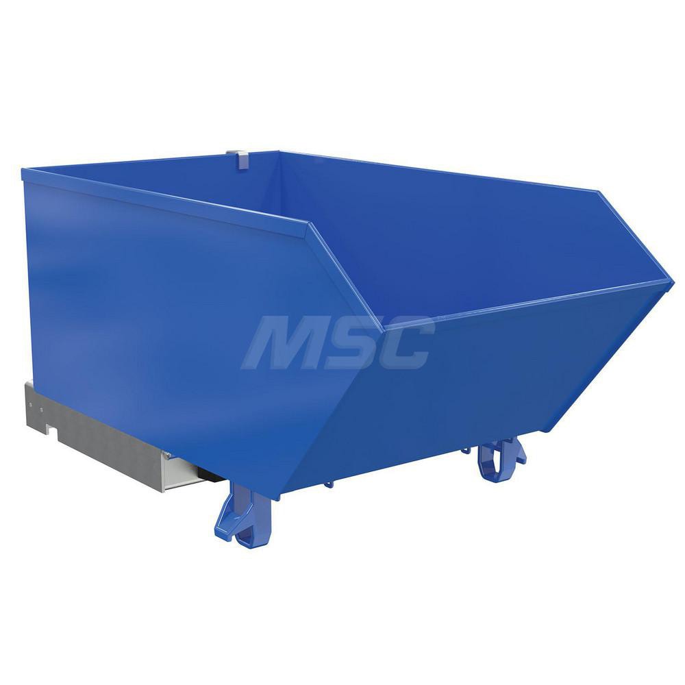 Stationary Tilt Hopper: 4,000 lb Capacity, 27" Wide, 48.31" Long, 22.4375" High