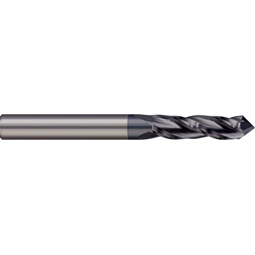 Drill Mills; Mill Diameter (Inch): 1/8; Mill Diameter (Decimal Inch): 0.1250; Length of Cut (Inch): 1/2; Number Of Flutes: 3; End Mill Material: Solid Carbide; Shank Diameter (Inch): 1/8