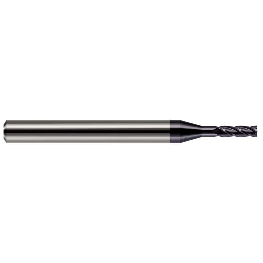 Square End Mill: 3/32" Dia, 4 Flute, Solid Carbide