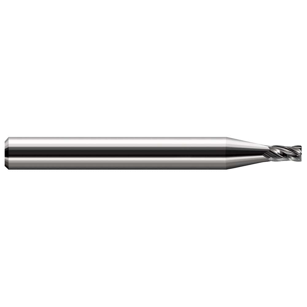 Corner Radius End Mill: 1/2" Dia, 1" LOC, 0.0500" Radius, 2 Flute, Solid Carbide