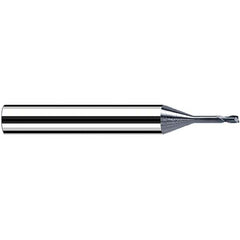 Square End Mill: 0.10 mm Dia, 0.06 mm LOC, 2 Flute, Solid Carbide