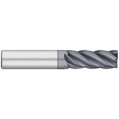 Corner Radius End Mill: 1/2" Dia, 1" LOC, 0.0600" Radius, 5 Flute, Solid Carbide