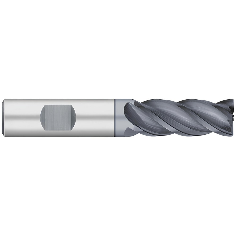 Corner Radius End Mill: 3/4" Dia, 1-5/8" LOC, 0.0600" Radius, 4 Flute, Solid Carbide