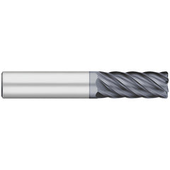 Corner Radius End Mill: 5/8" Dia, 1-5/8" LOC, 0.0300" Radius, 6 Flute, Solid Carbide