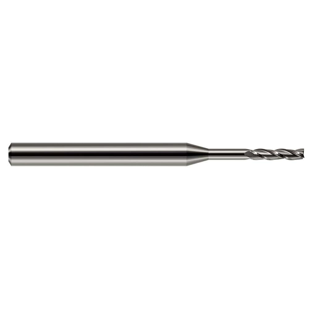 Square End Mill: 0.1406" Dia, 0.7500" LOC, 3 Flute, Solid Carbide