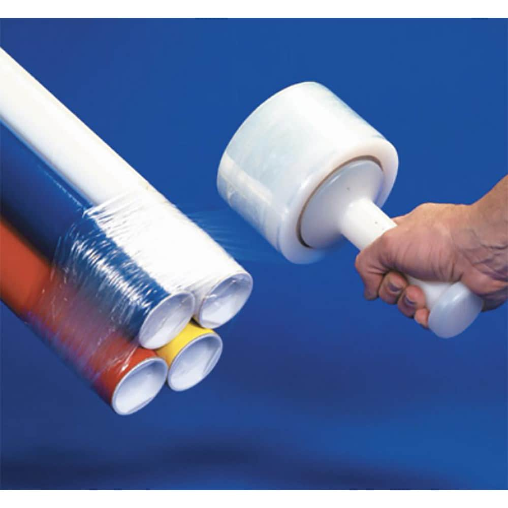 Stretch Wrap & Pallet Wrap; Product Type: Hand-Wrap Stretch Film; Color: Clear; Width (Inch): 5; Length (Feet): 1000; Material: Plastic; Stretch Wrap Application: Standard-Duty