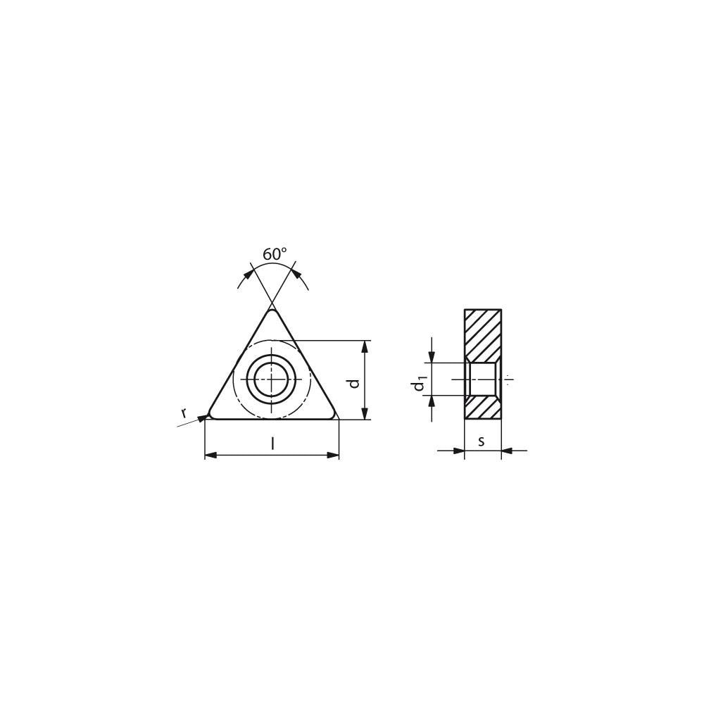 Turning Insert: TNMG332EN-CF20 CTEP110, Cermet