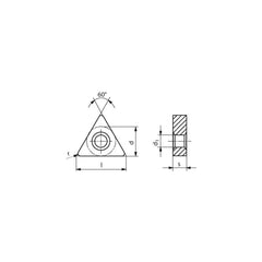 Turning Insert: TNMG332EN-CF20 CTEP110, Cermet