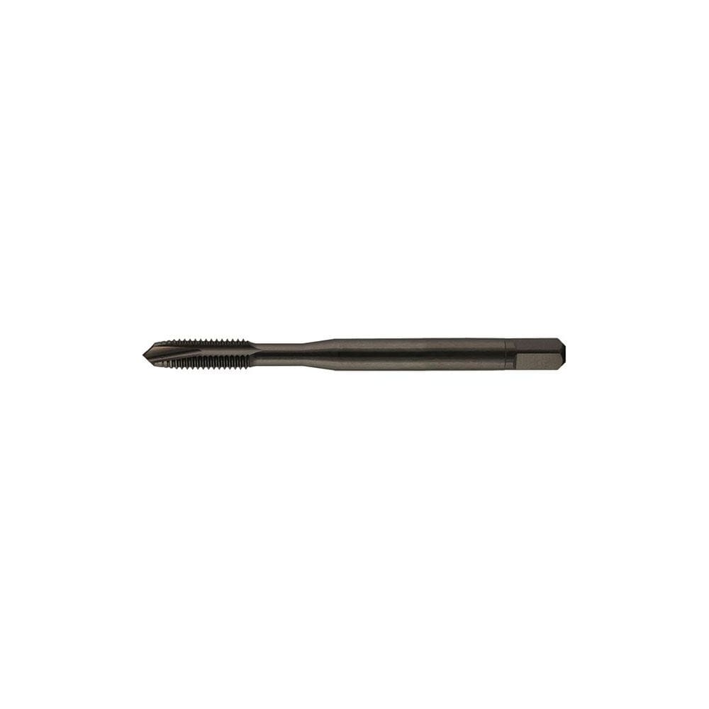 Spiral Point Tap: 7/16-20 UNF, 3 Flutes, Plug Chamfer, 2B Class of Fit, HSS, Oxide Coated