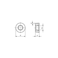 Turning Insert: RCGT0803MOENSM CTCP125, Carbide