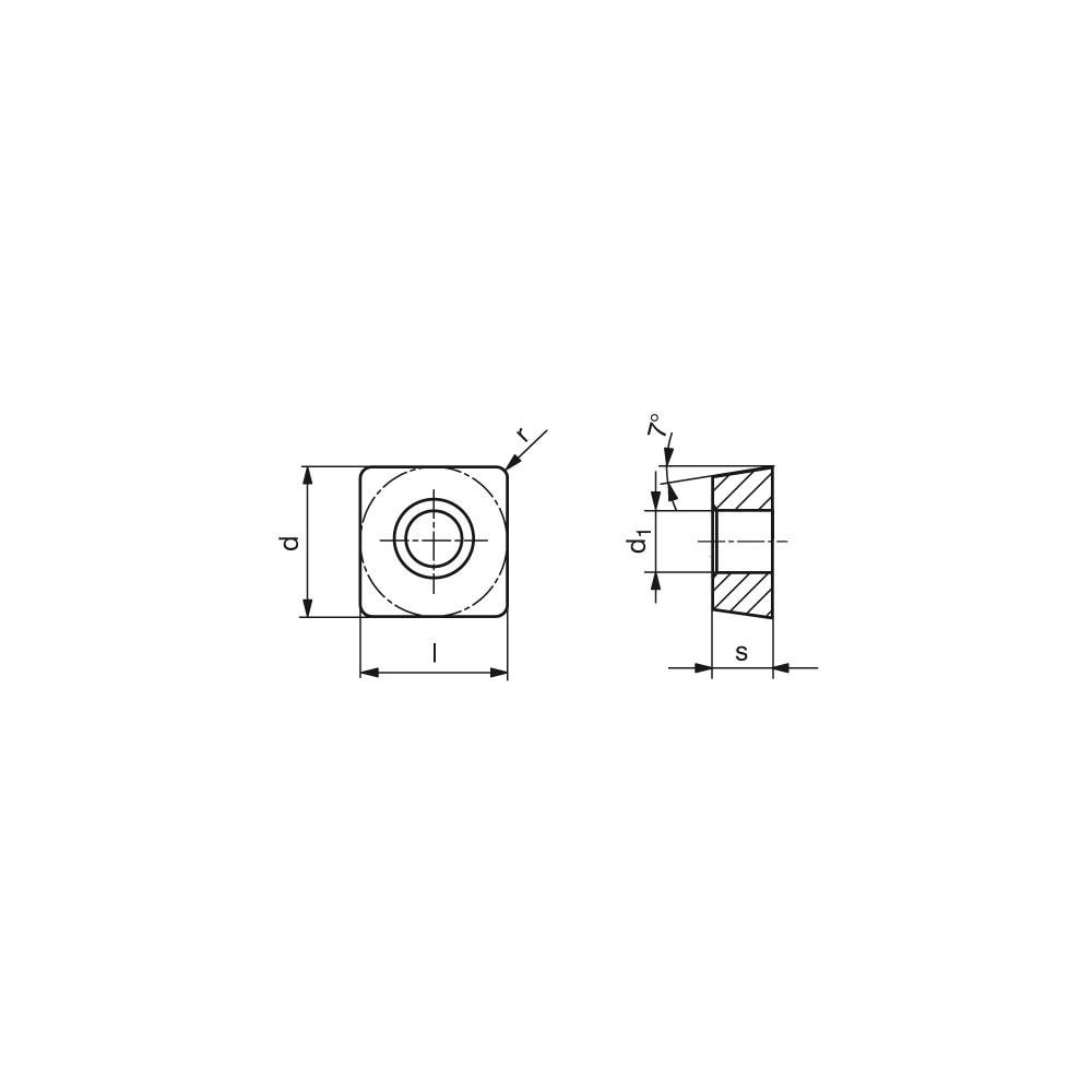 Turning Insert: SCMT32.51EN-SM CTCP135, Carbide