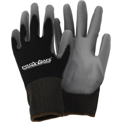 Work Gloves: PRO-SAFE Size X-Small, Polyurethane-Coated General Purpose