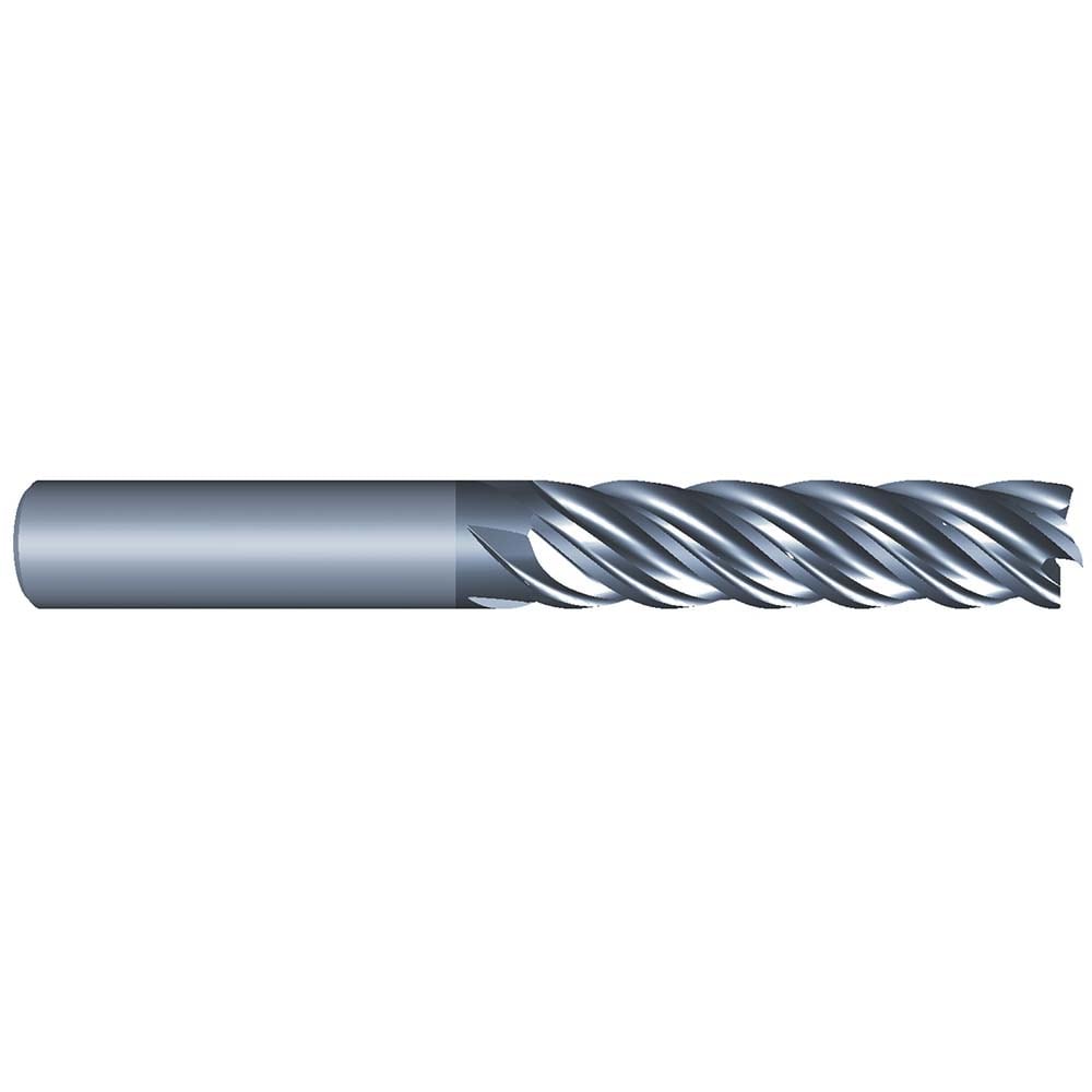 Roughing & Finishing End Mills; Mill Diameter (Fractional Inch): 5/16; Flute Type: Spiral; Number Of Flutes: 5; End Mill Material: Solid Carbide; Length of Cut (Inch): 1-1/8; Coating/Finish: AlCrN