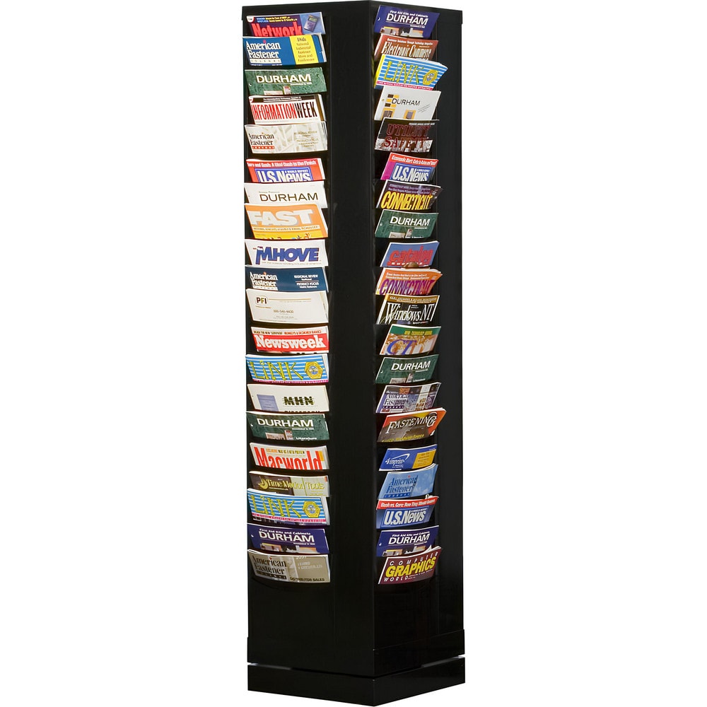 Compartment Storage Boxes & Bins; Type: Rotary Literature Rack; Product Type: Rotary Literature Rack; Overall Width (Inch): 14-1/8; Overall Width: 14; Overall Depth (Inch): 14-1/8