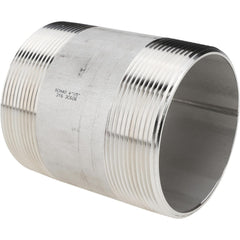 Stainless Steel Pipe Nipple:  5" OAL