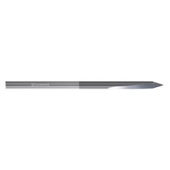 Half-Round & Spade Drill Bits; Drill Bit Size (Wire): #20; Drill Bit Size: 0.1610 in; Drill Point Angle: 34; Shank Diameter: 0.1610; Overall Length: 6.00