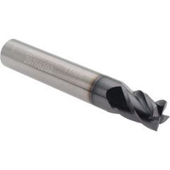 Square End Mill: 11.00 mm Dia, 14.00 mm LOC, 4 Flute, Solid Carbide