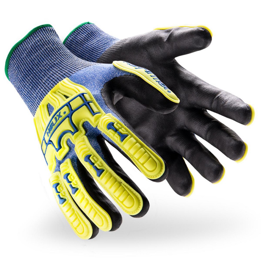 Cut, Puncture & Abrasion-Resistant Gloves: Helix Helix, Size Small, ANSI Cut A2, ANSI Puncture 3, Nitrile, HPPE Blend