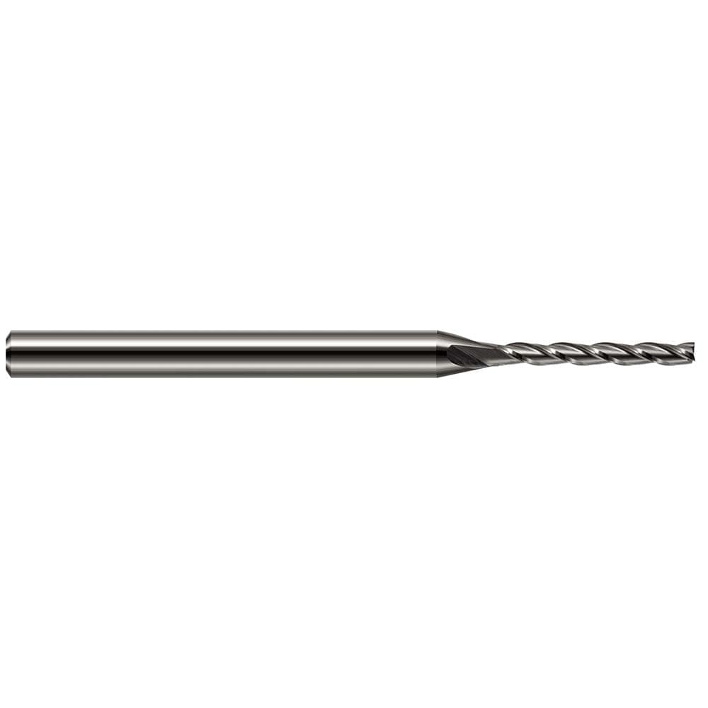 Square End Mill: 0.1718" Dia, 1.3750" LOC, 4 Flute, Solid Carbide