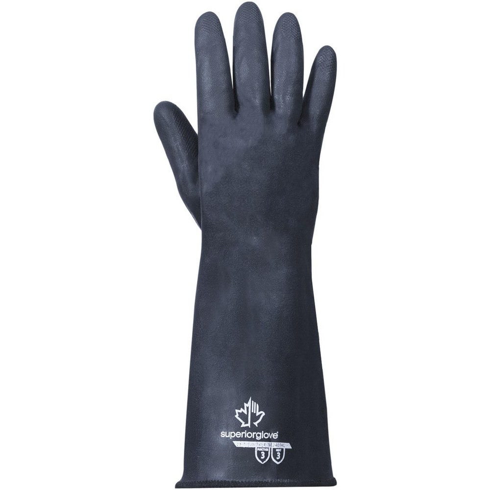 Chemical Resistant Gloves; 16" SZ 9 BLK 1/PR NEOPRENE CHEMSTOP GLV