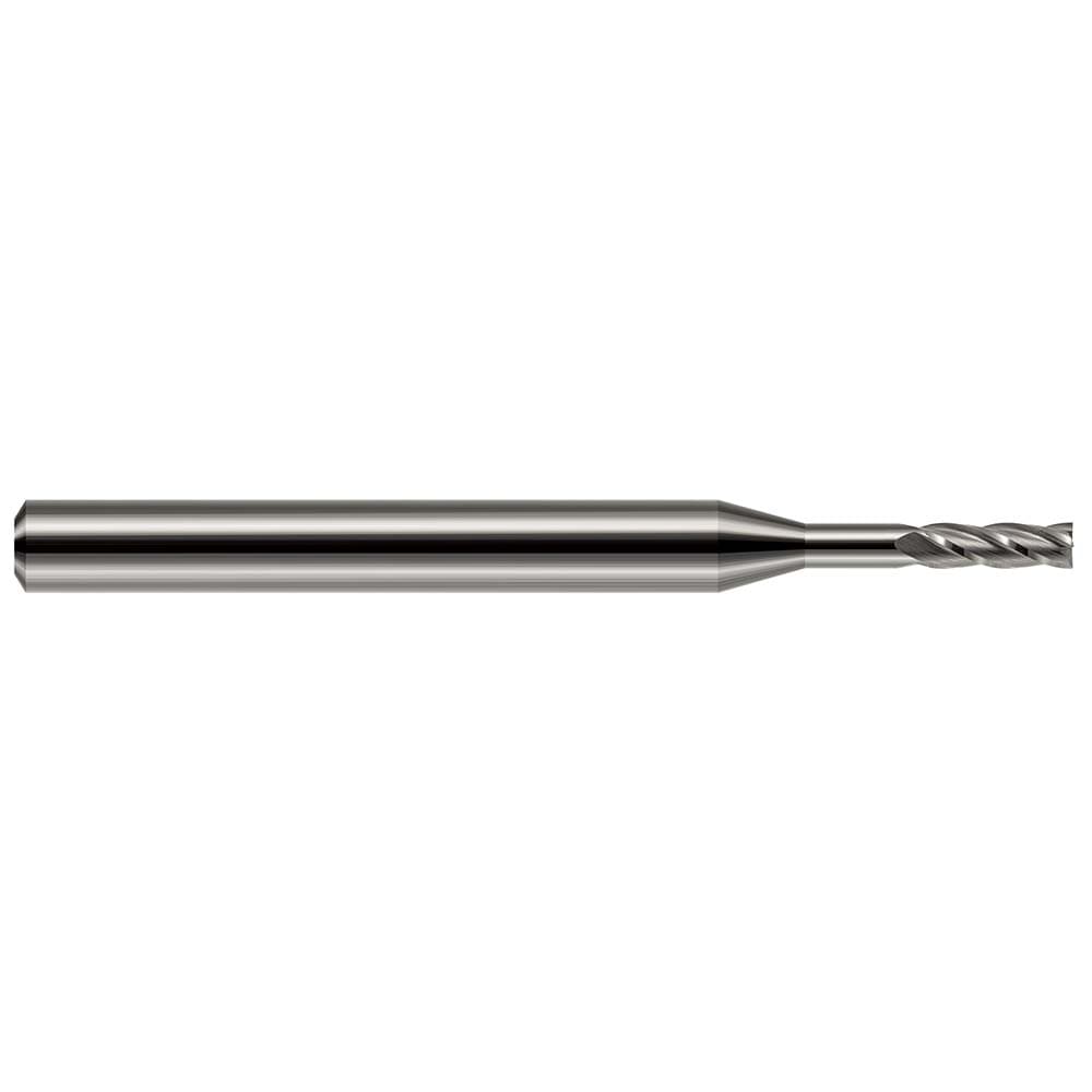 Square End Mill: 1/8" Dia, 3/8" LOC, 2 Flute, Solid Carbide