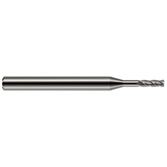 Square End Mill: 1.00 mm Dia, 4 Flute, Solid Carbide