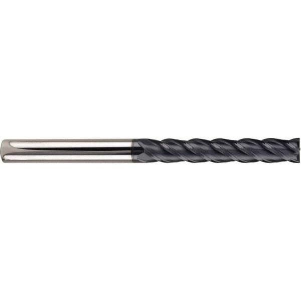 Square End Mill: 10.00 mm Dia, 38.00 mm LOC, 4 Flute, Solid Carbide