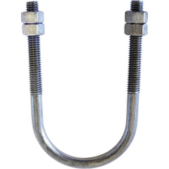 U-Bolt Clamp: 18" Pipe, Carbon Steel