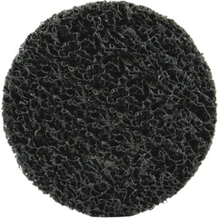 Quick-Change Disc: Type R, 3" Dia, Extra Course Grit, Aluminum Oxide, Non-Woven