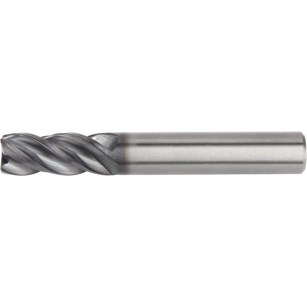 Square End Mill: 11.00 mm Dia, 26.00 mm LOC, 4 Flute, Solid Carbide