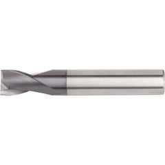 Square End Mill: 16.00 mm Dia, 26.00 mm LOC, 2 Flute, Solid Carbide