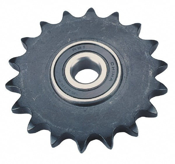 Idlers Sprocket: 15 Teeth, 1/2" Bore Dia