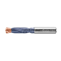 Screw Machine Length Drill Bit: 15/64" Dia, 140 deg Point, Solid Carbide