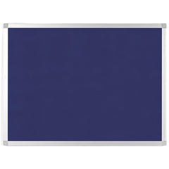 Cork Bulletin Boards; Bulletin Board Type: Fabric Bulletin Board; Board Color: Blue; Board Material: Fabric; Width (Inch): 47.24; Height (Inch): 35.43; Frame Material: Aluminum; Frame Color: Silver