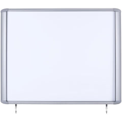 Whiteboards & Magnetic Dry Erase Boards; Board Material: Lacquered Steel; Frame Material: Aluminum; Height (Inch): 47; Width (Inch): 38-19/64; Magnetic: Yes; Erasure Type: Dry; Reversible: No