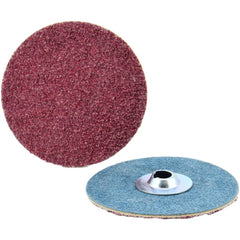 Quick-Change Disc: Type S, 2" Dia, 150 Grit, Aluminum Oxide, Coated