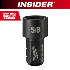 Impact Socket: 9/16" Drive, 5/8" Socket, Hex Drive