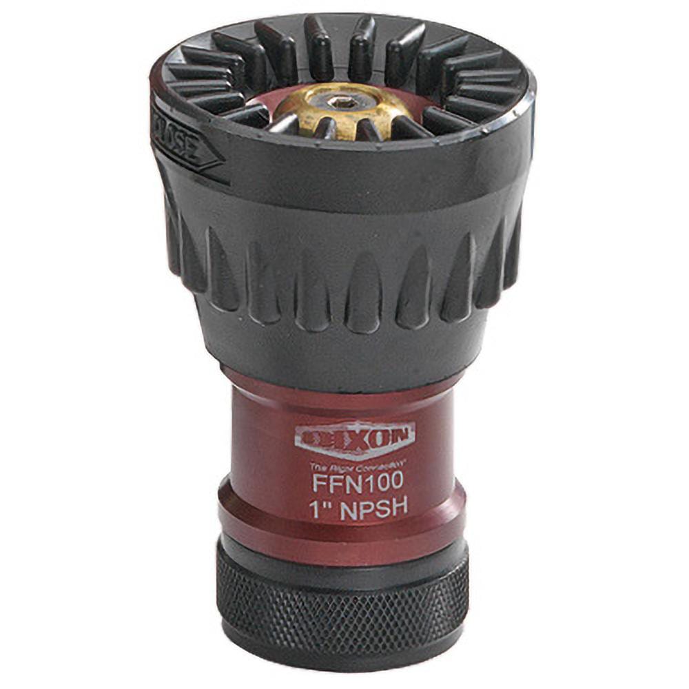 Hose Nozzles; Nozzle Type: Forestry; Material: Aluminum; Hose Diameter: 1; Maximum Pressure: 600; Thread Standard: NPSH; Thread Size: 1; Color: Maroon