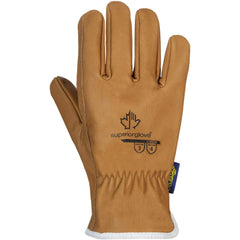 Work & General Purpose Gloves; Glove Type: General Purpose; Application: Construction, Oil & Gas, Automotive; Lining Material: Goatskin Leather; Back Material: Goatskin Leather; Cuff Material: Leather; Cuff Style: Safety; Primary Material: Goatskin Leathe