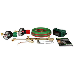 Oxygen/Acetylene Torch Kits; Outfit Type: Welding Outfit; Application: Cutting, Welding; Cutting Depth: 8 in; Material: Brass