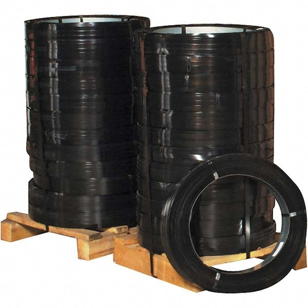 Steel Strapping: 3/4" Wide, 1,960' Long, 0.02" Thick, Oscillated Coil